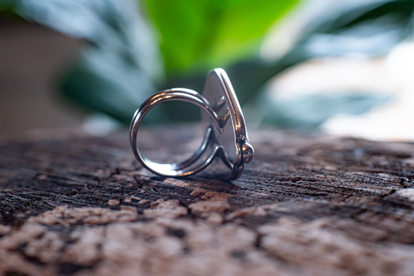 White Buffalo Turquoise Ring