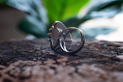 White Buffalo Turquoise Ring