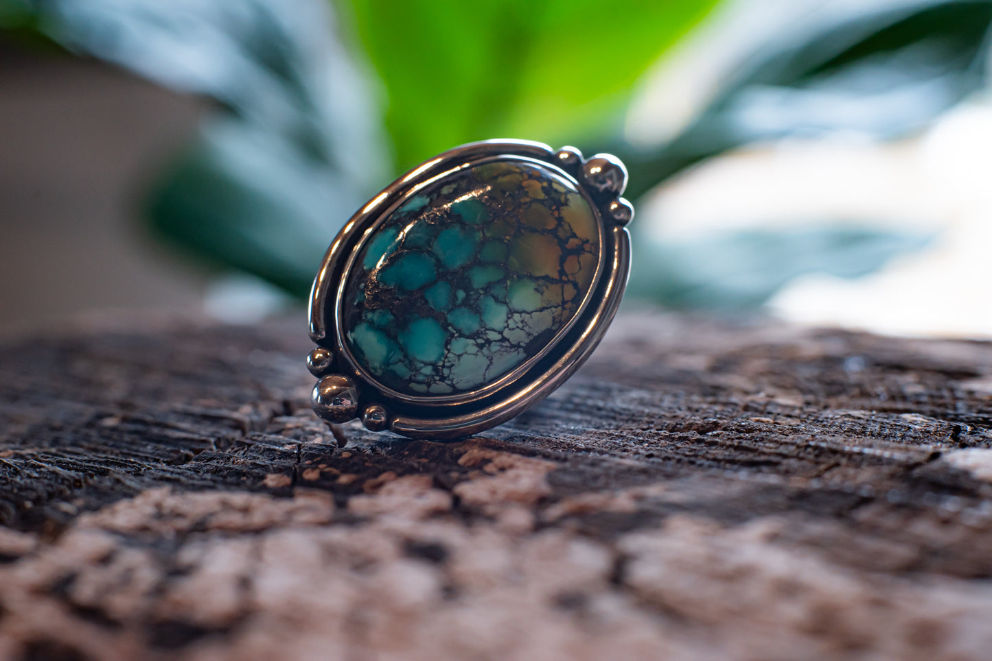 Hubei Turquoise Statement Ring