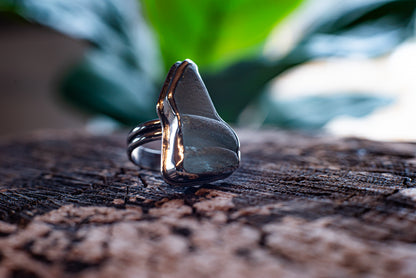 Seafoam Green Sea Glass Ring