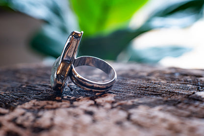 Seafoam Green Sea Glass Ring